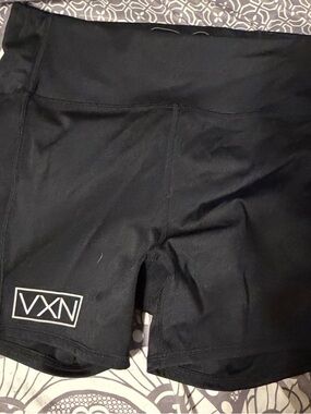 Gildan Black Women's Athletic Shorts with VXN Logo